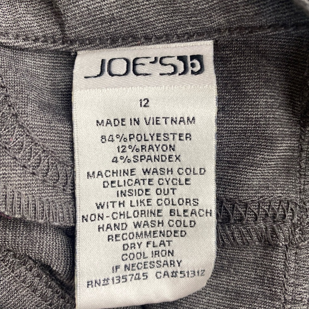 💕SALE💕 Girls Joe’s Gray Stretch Pants - Picture 4 of 6